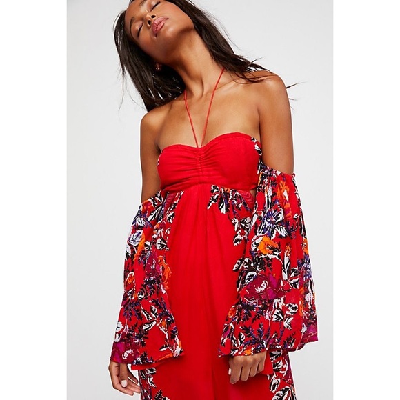 Free People Falling Flowers Jumpsuit - Picture 3 of 4